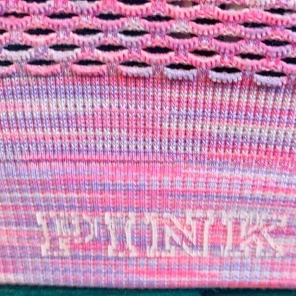 Victoria's Secret Padded Mesh Racer Back Sports Athletic Workout Bra - Picture 5 of 6